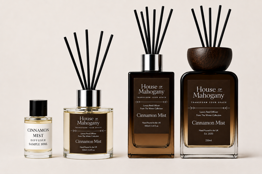 Cinnamon Mist Reed Diffuser – Warm Spiced Natural Home Fragrance