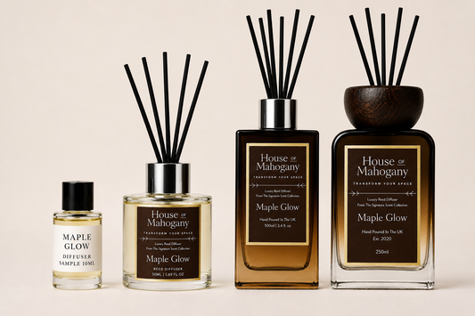 Maple Glow Reed Diffuser — Warm Maple, Orange & Vanilla Natural Home Fragrance