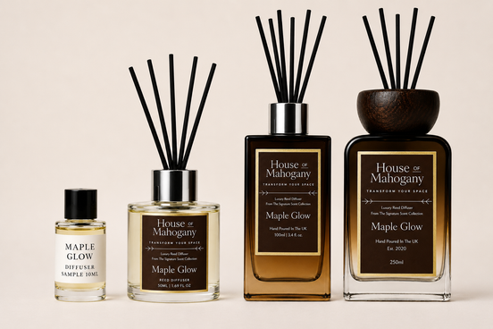 Maple Glow Reed Diffuser — Warm Maple, Orange & Vanilla Natural Home Fragrance