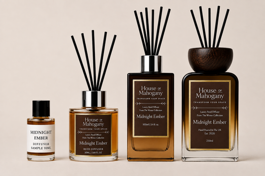 Midnight Ember Reed Diffuser – Rich Warm Natural Home Fragrance