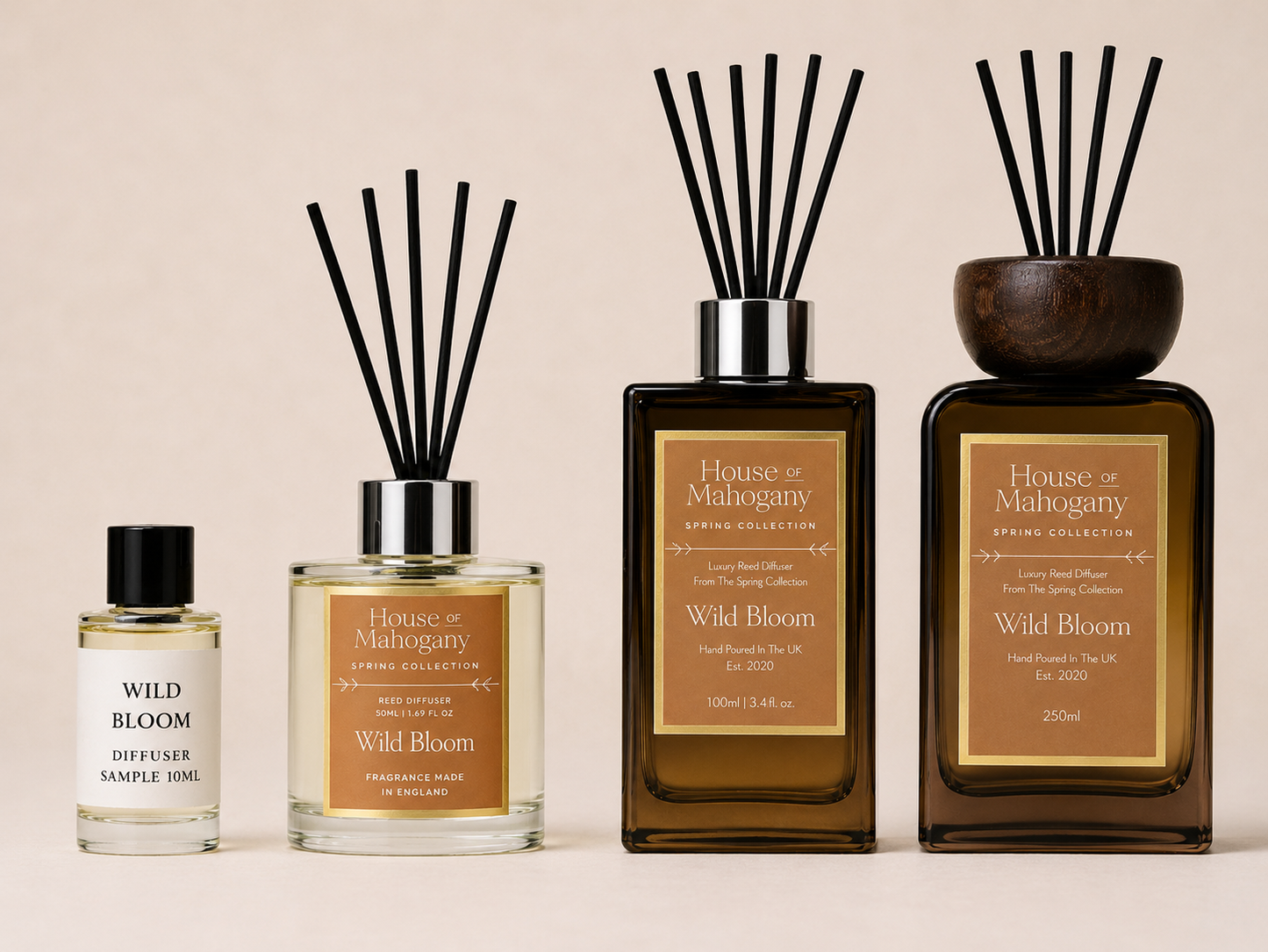 Wild Bloom Diffuser — Fresh Floral Natural Home Fragrance