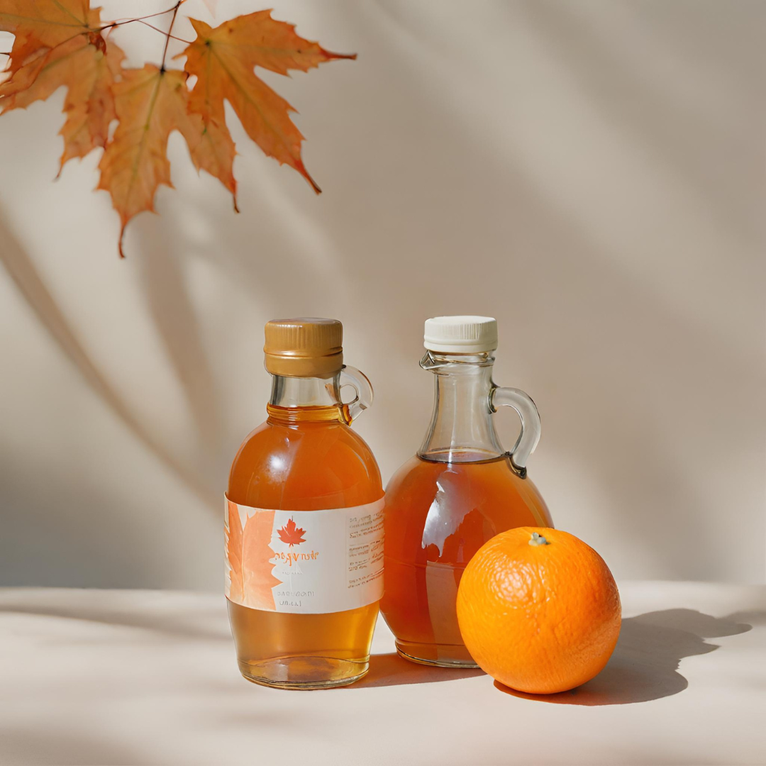 Maple Glow Soy Wax Candle —Warm Maple, Orange & Vanilla Home Fragrance