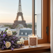Opulent Primrose Soy Wax Candle — Luxury Floral Natural Home Fragrance