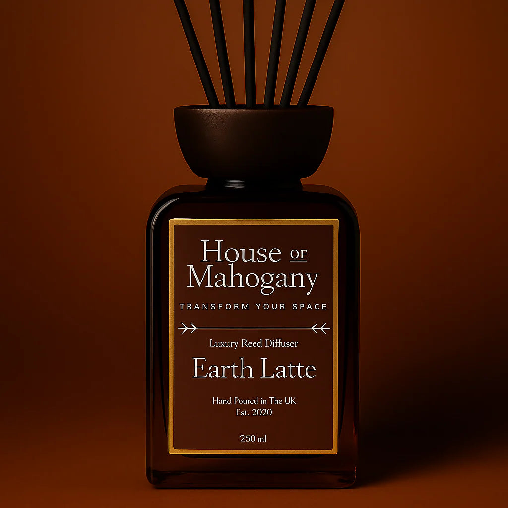 Earth Latte Reed Diffuser – Warm Creamy Natural Home Fragrance